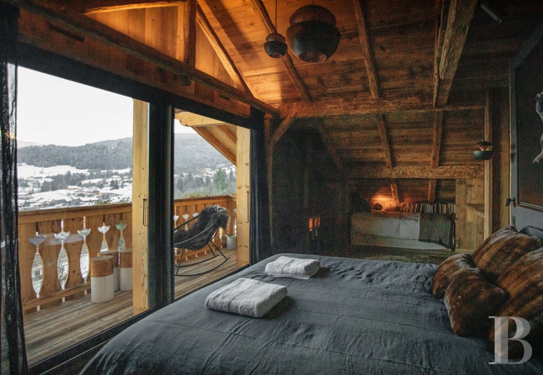 À Cordon, en Haute-Savoie, un chalet raffiné ouvert sur la chaîne du Mont-Blanc - photo  n°20